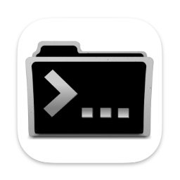 Folder with a terminal prompt